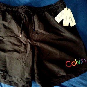 Calvin Klein Swim Trunks Shorts for Men Pride Rainbow Collection
